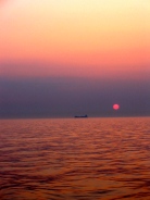 Sunset at Baltic Sea.